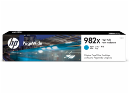 HP 982X High Yield Cyan Original PageWide Cartridge (16,000 pages)