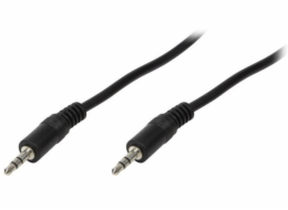 Kabel LogiLink Jack 3,5 mm – Jack 3,5 mm 10 m černý (CA1053)