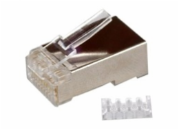 Konektor STP RJ45 (8p8c), Cat6, 50µm, skládaný, licna - 100 ks