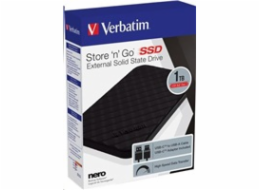 VERBATIM externí SSD 1TB Store ´n´ Go Portable USB3.2 Gen 1, černá