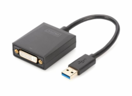 Adaptér USB Digitus USB - DVI černý (DA-70842)