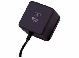 Zdroj Raspberry napájecí adaptér 3A pro Rpi 4, černý