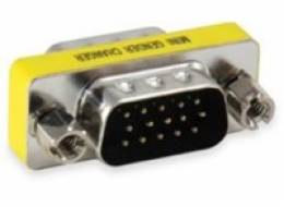 Adaptér AV Equip D-Sub (VGA) – D-Sub (VGA) žlutý (124320)