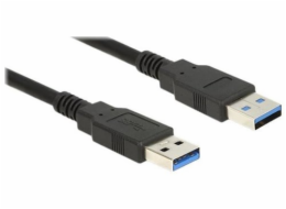 Kabel USB 3.0 5m AM-AM czarny 