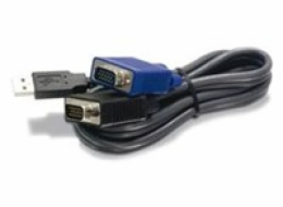 TRENDnet USB-A - D-Sub (VGA) kabel USB 4,5 m černý (TKCU15)