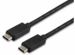 Equip kabel USB-C – USB-C USB 1 m černý (12888307)