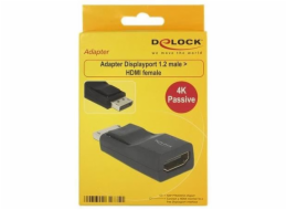 Adapter Displayport 1.2 (M) -> HDMI(F) 4K czarny 