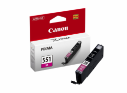 Canon CARTRIDGE CLI-551M purpurová pro Pixma iP, Pixma iX, Pixma MG a Pixma MX 6850, 725x, 925, 8750 (319 str.)