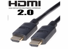 PREMIUMCORD Kabel HDMI 2.0 High Speed + Ethernet, zlacené konektory, 7,5m