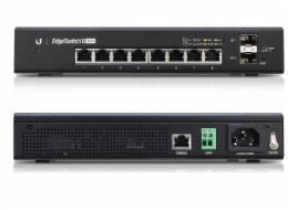 UBNT EdgeSwitch ES-8-150W [8xGigabit, 150W PoE+ 802.3at/af, pasivní PoE 24V, 2xSFP slot, non-blocking 10Gbps]