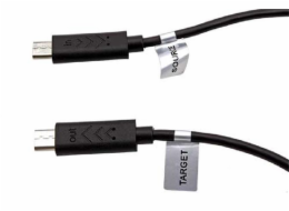 PremiumCord USB 2.0 kabel na propojení dvou chytrých telefonů, microUSB B(M)- microUSB B(M),0,3m,OTG