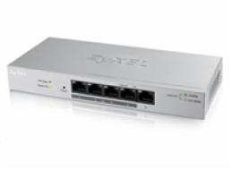 Zyxel GS1005HP 5-port Desktop Gigabit PoE Switch, 4x PoE+ GbE, PoE 60W