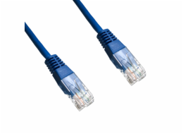 DATACOM Patch kabel UTP CAT5E 1m modrý