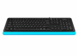 A4tech FK10 FSTYLER , klávesnice, CZ/US, USB, voděodolná, modrá barva