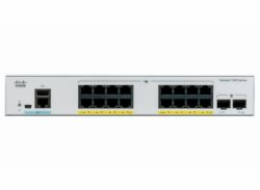 Catalyst C1000-16FP-2G-L, 16x 10/100/1000 Ethernet PoE+ ports and 240W PoE budget, 2x 1G SFP uplinks