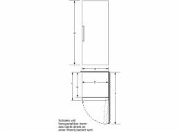 Bosch GSN54AWDV Serie 6 šuplíkový mrazák