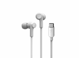 Belkin Rockstar USB-C konektor sluchátka bílá