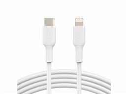 Belkin Lightning/USB-C kabel 1m PVC, mfi cert. bily