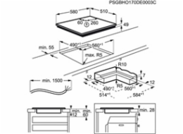 AEG IKE 64441IB vestavná Indukční varná deska 