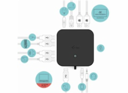i-Tec USB-C Dual Display Docking Station with Power Delivery 100 W C31DUALDPDOCKPD