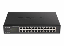 D-Link DGS-1100-24PV2/E D-Link DGS-1100-24PV2 24-Port PoE Gigabit Smart Managed Switch, 12x PoE, PoE budget 100W, fanless