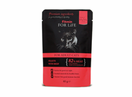 FITMIN For Life Adult Beef - mokré krmivo pro kočky - 85 g