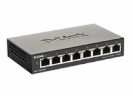 D-Link DGS-1100-08V2 8-port Gigabit Smart Managed switch, fanless