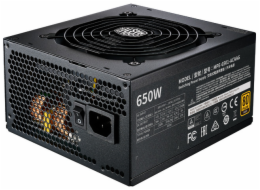 Cooler Master MWE Gold 650 - V2 Full Modular napájecí zdroj 650 W 24-pin ATX ATX Černá