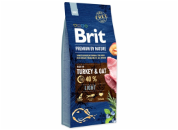 Brit Premium by Nature Light 15kg granule pro psy