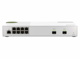 QNAP řízený switch QSW-M2108-2S (8x 2,5GbE RJ45 a 2x 10GbE SFP+)