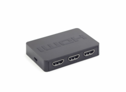 Gembird DSW-HDMI-34 Spínač video/audio - 3 x HDMI - desktop 