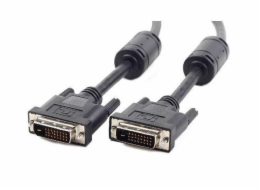 Gembird CC-DVI2-BK-6  kabel DVI-D (M) / DVI-D (M) (24 + 1) Dual Link Ferrite 1.8M Black