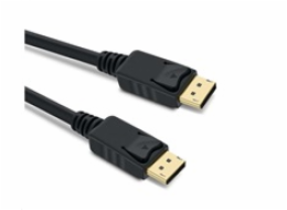 Kabel DisplayPort 1.4 přípojný kabel M/M zlacené konektory, 1,5 m