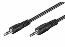 Kabel propojovací audio Jack 3,5(M) - Jack 3,5(M), 2,5m