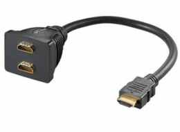 Goobay 68784 Redukce HDMI A (M) -> 2x HDMI A (F)