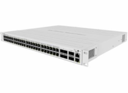 Mikrotik CRS354-48P-4S+2Q+RM síťový přepínač Řízený L3 Gigabit Ethernet (10/100/1000) Podpora napájení po Ethernetu (PoE) 1U