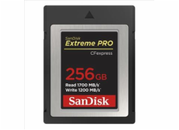 Paměťová karta Sandisk Extreme PRO CF express 256 GB, Type B