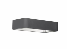 Svítidlo Nova Luce NED WALL GREY nástěnné, IP 54, 2x6 W 