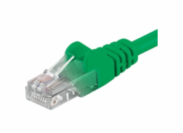 PREMIUMCORD Patch kabel CAT6a S-FTP, RJ45-RJ45, AWG 26/7 10m zelená