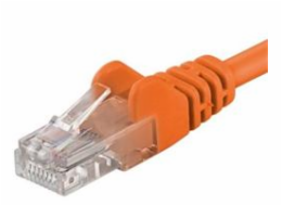 PREMIUMCORD Patch kabel UTP RJ45-RJ45 CAT5e 5m oranžová