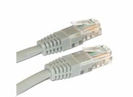 XtendLan Patch kabel Cat 5e UTP 15m - šedý