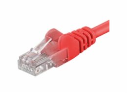 PREMIUMCORD Patch kabel CAT6a S-FTP, RJ45-RJ45, AWG 26/7 7m červená