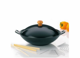 KELA Wok litinový 36 cm s příslušenstvím sada 5 ks KL-77943