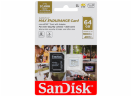 SanDisk Max Endurance - Flash-Speicherkarte (microSDXC-an-SD-Adapter inbegriffen)