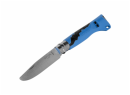 OPINEL VR N°07 Outdoor junior modrá dětský zavírací nůž s píšťalkou - čepel 7 cm