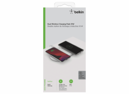 Belkin Dual bezdr. nab.podlozka 2x10W sit. zdroj bila WIZ002vfWH