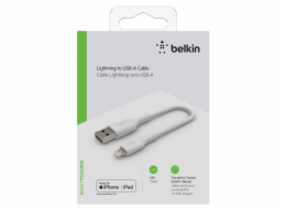 Belkin Lightning nab./sin. kabel 15cm, PVC, bily, mfi zert.