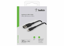 Belkin Lightning nab./sin. kabel 3m, PVC, cerny, mfi cert.