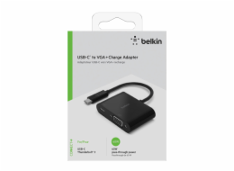 Belkin USB-C na VGA-Adapter 60W PD, cerna AVC001btBK