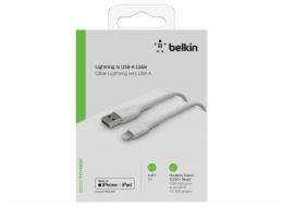 Belkin Lightning nab./synchron. kabel 2m,oplástený,mfi cert.bílý